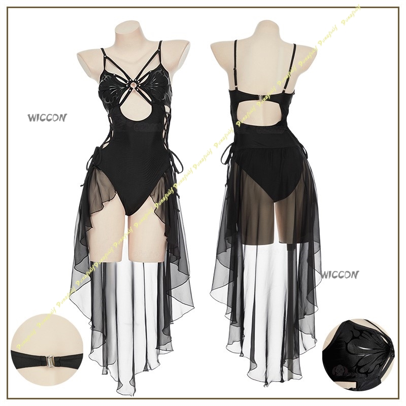 Swimsuit One Piece - Cosplay Costume Woman Suit Butterfly Gothic