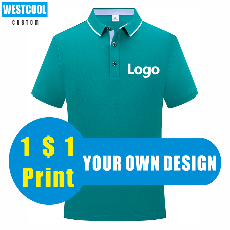 Summer Clothing Logo - WESTCOOL Fashion Polo Shirt Custom Logo