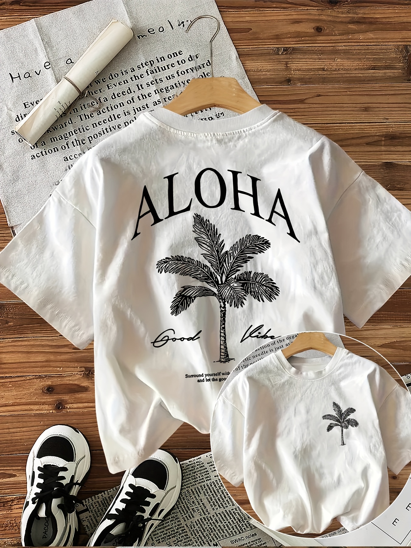 Summer Clothing Vibes - Women's Aloha Good Vibes Graphic Print