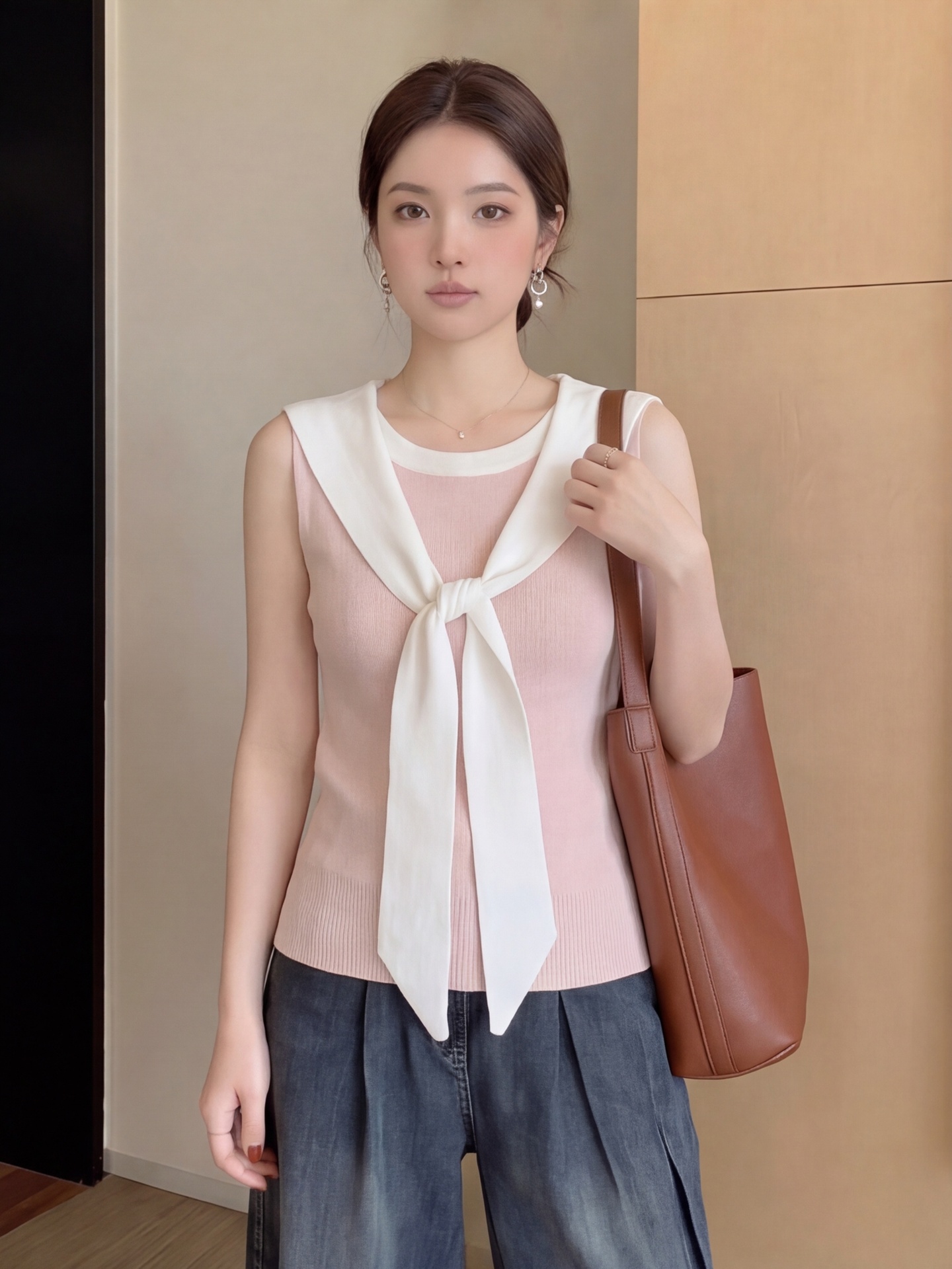 Dopamine Pink Navy Necktie Ves - Summer Clothing Old Navy recensione e prezzo