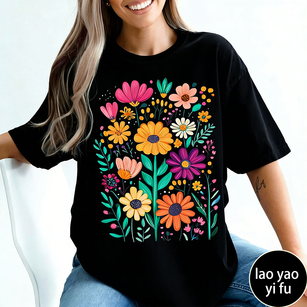 Boho Summer Floral Women TShir - Summer Clothing Vibes recensione e prezzo