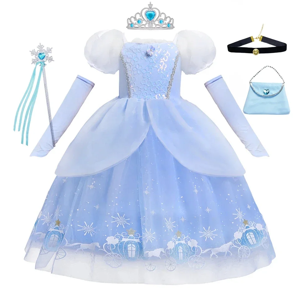 Cinderella Princess Cosplay Dr - Summer Clothing For Kids Girls recensione e prezzo