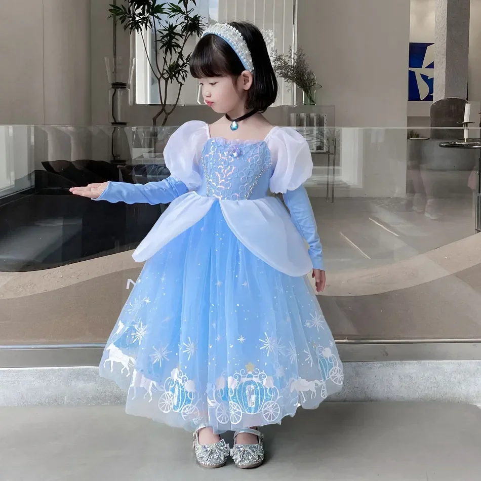 Cinderella Princess Cosplay Dr - Summer Clothing For Kids Girls recensione e prezzo