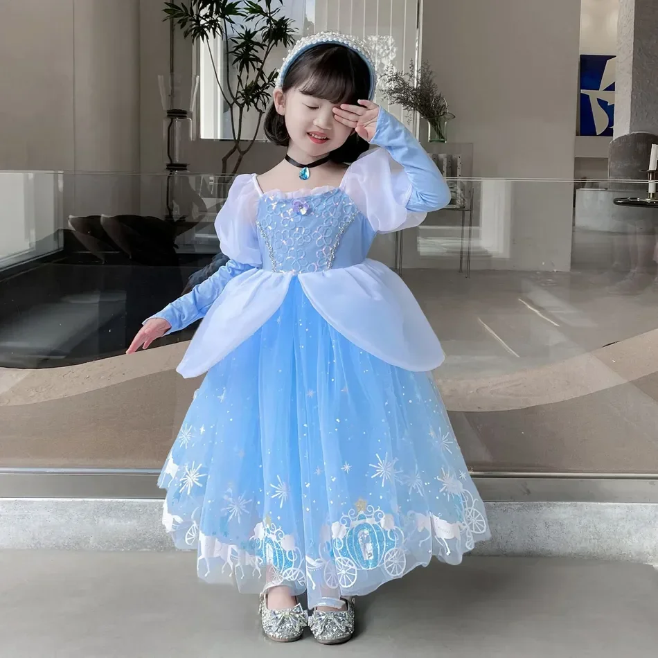 Cinderella Princess Cosplay Dr - Summer Clothing For Kids Girls recensione e prezzo