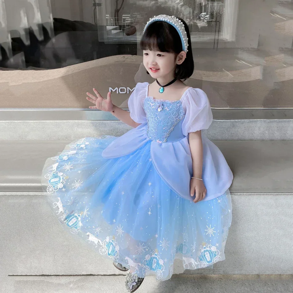 Cinderella Princess Cosplay Dr - Summer Clothing For Kids Girls recensione e prezzo