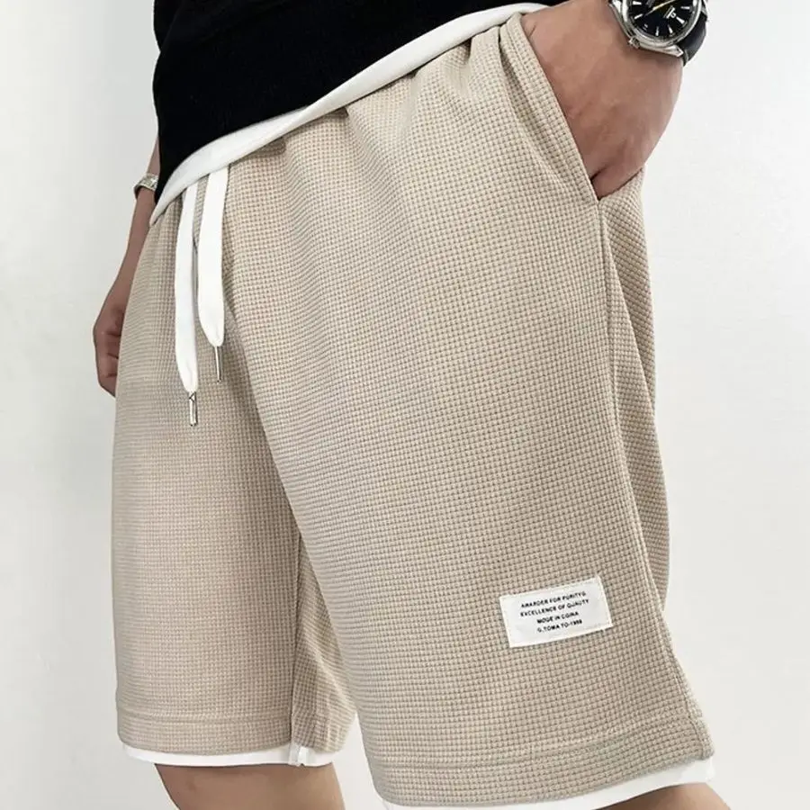 Male Short Pants Black Waffle  - Summer Clothing Deals recensione e prezzo