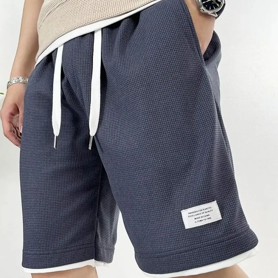 Male Short Pants Black Waffle  - Summer Clothing Deals recensione e prezzo