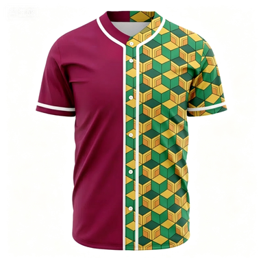 Short Sleeved Baseball Shirt,  - Summer Japanese Clothing recensione e prezzo