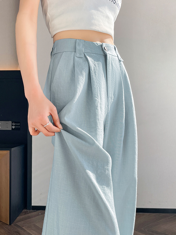 High Waist Linen Wide Leg Pant - Summer Clothing Deals recensione e prezzo