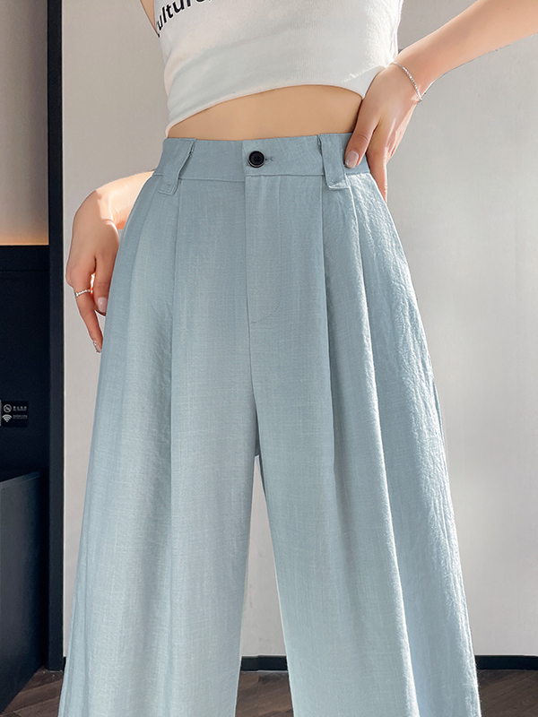 High Waist Linen Wide Leg Pant - Summer Clothing Deals recensione e prezzo