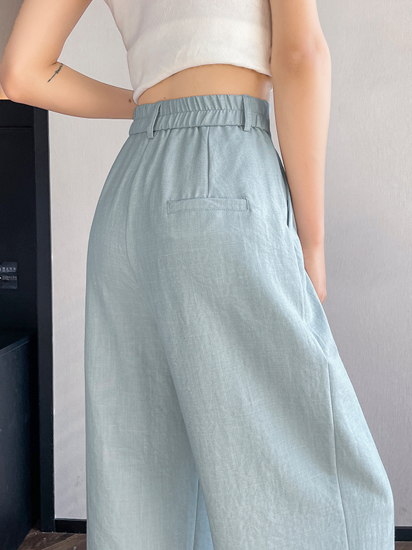 High Waist Linen Wide Leg Pant - Summer Clothing Deals recensione e prezzo