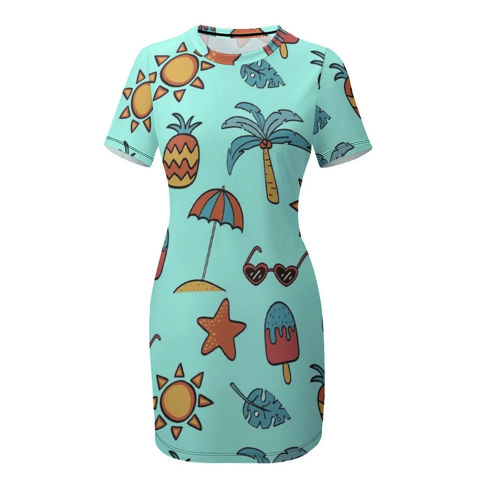 Summer vibes Short-Sleeved Dre - Summer Clothing Vibes recensione e prezzo