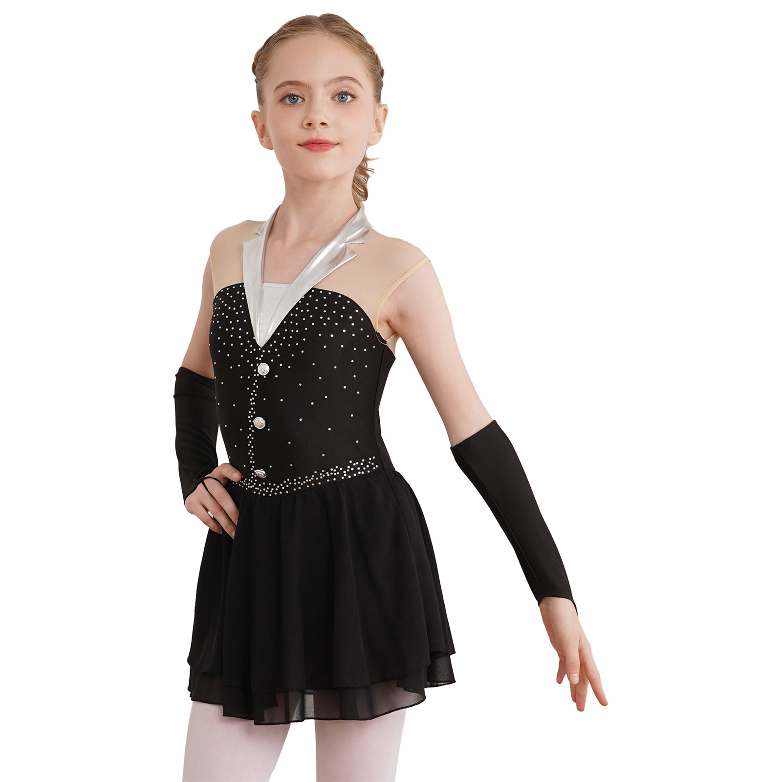 Kids Girls Shiny Ballet Skatin - Summer Clothing For Kids Girls recensione e prezzo