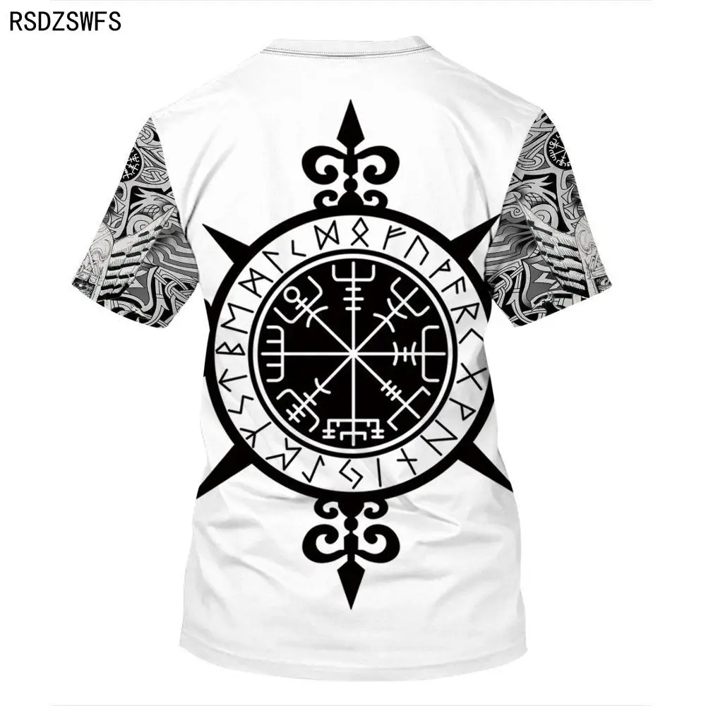 3D Fashion Viking Tattoo Men's - Summer Viking Clothing recensione e prezzo
