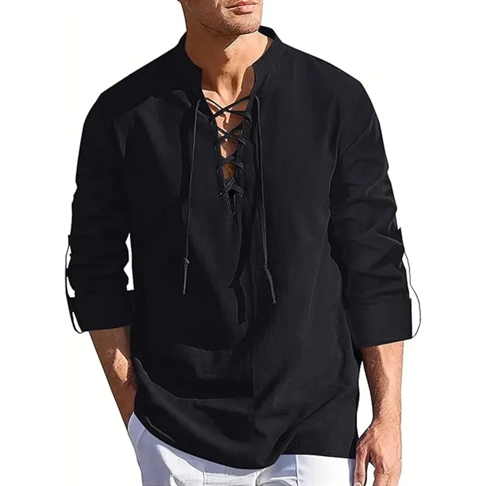 Men's Renaissance Shirt Pirate - Summer Viking Clothing recensione e prezzo