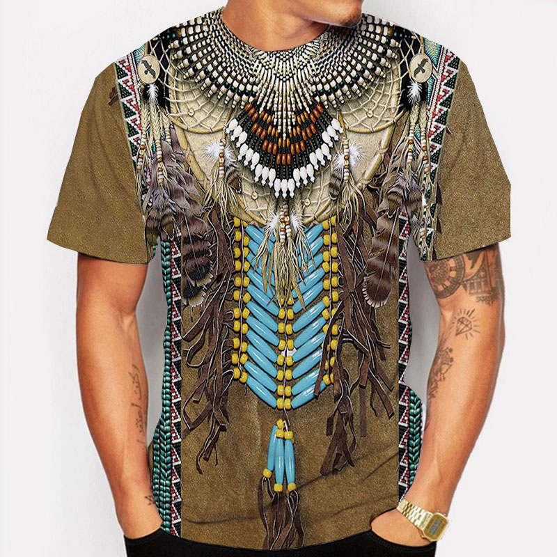 Indian T-Shirts Ethnic Style 3 - Indian Summer Vintage Clothing recensione e prezzo