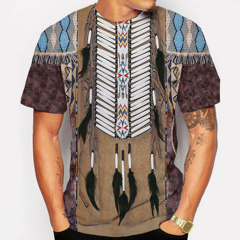 Indian T-Shirts Ethnic Style 3 - Indian Summer Vintage Clothing recensione e prezzo