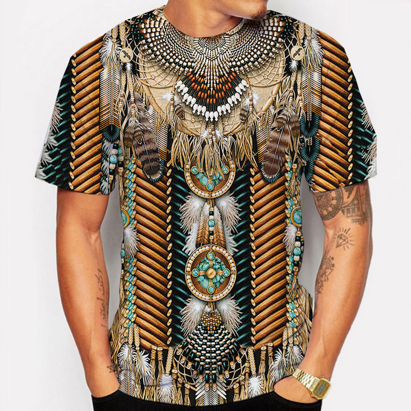 Indian T-Shirts Ethnic Style 3 - Indian Summer Vintage Clothing recensione e prezzo
