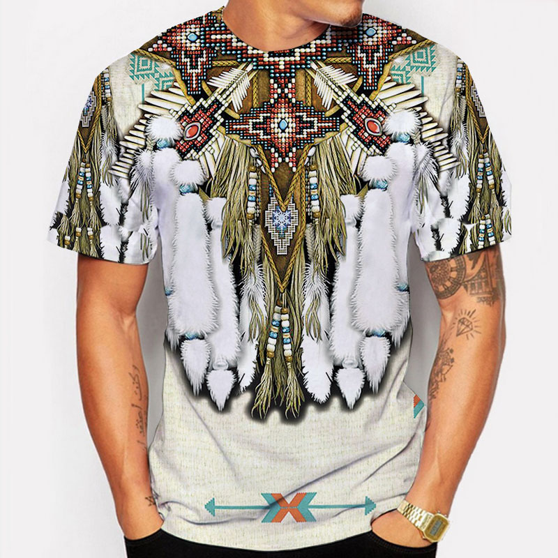 Indian T-Shirts Ethnic Style 3 - Indian Summer Vintage Clothing recensione e prezzo
