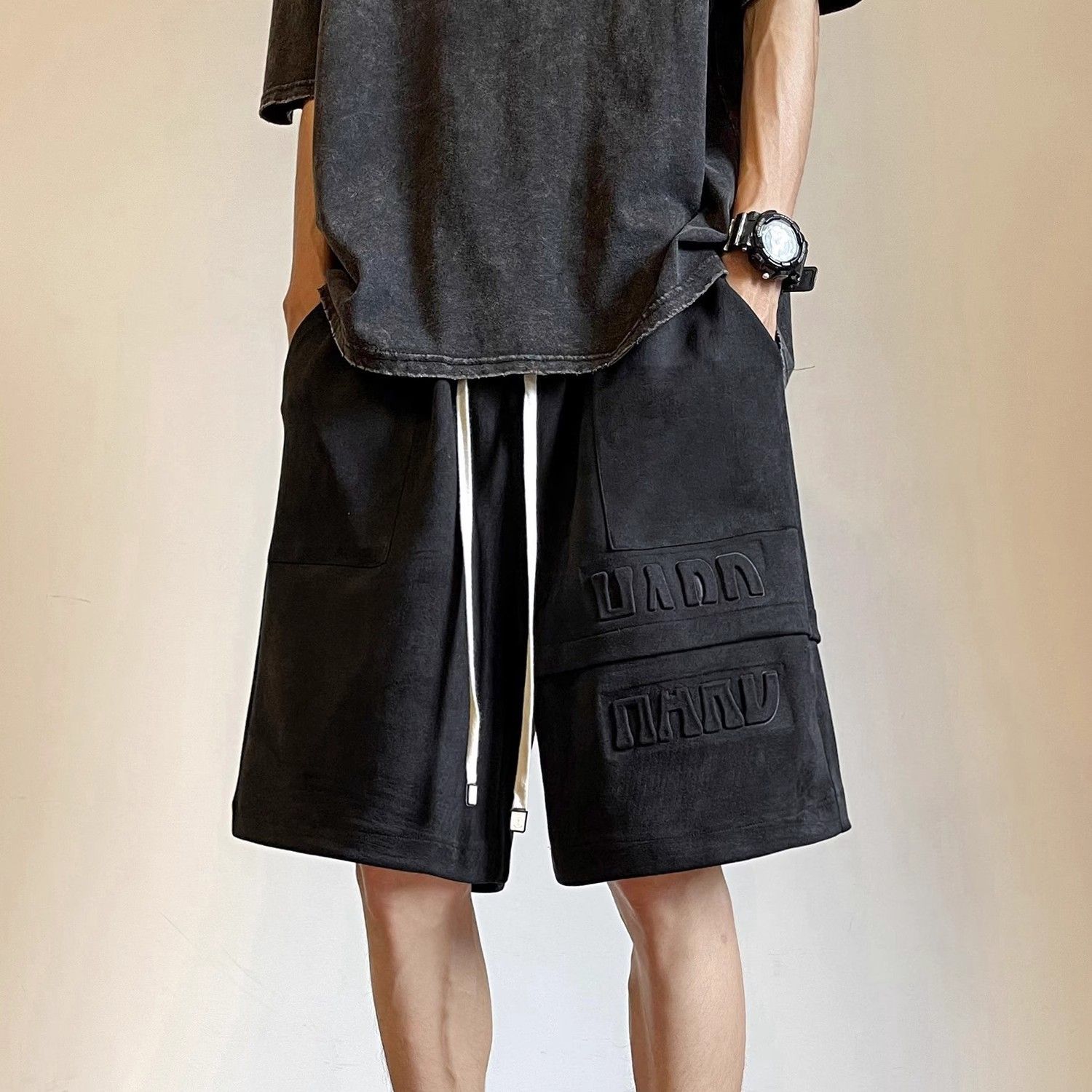 Men's Shorts Letter Splicing B - Summer Clothing Deals recensione e prezzo