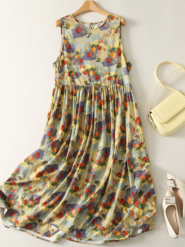 Summer Loose Floral Print Maxi - Summer Clothing Vibes recensione e prezzo