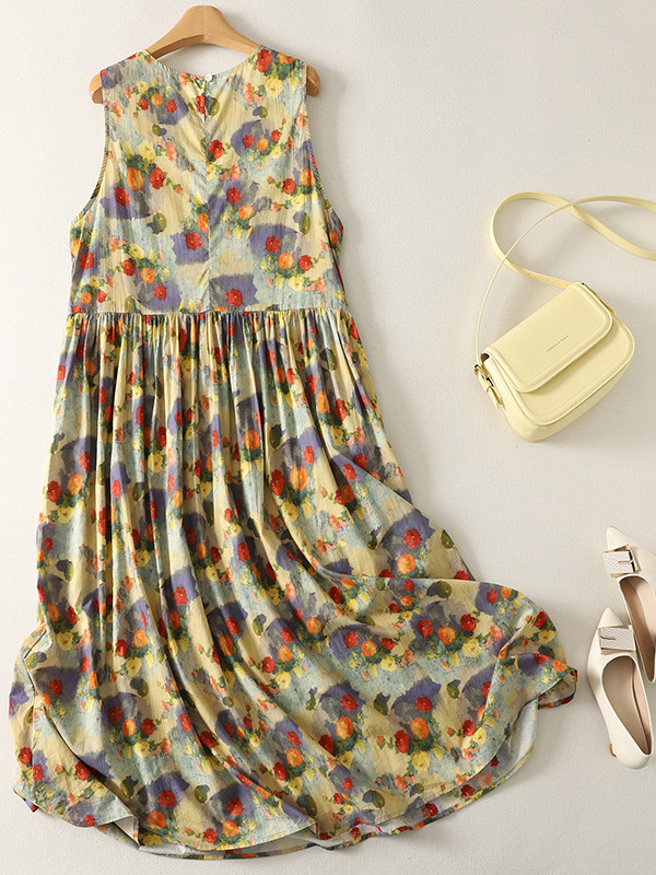 Summer Loose Floral Print Maxi - Summer Clothing Vibes recensione e prezzo