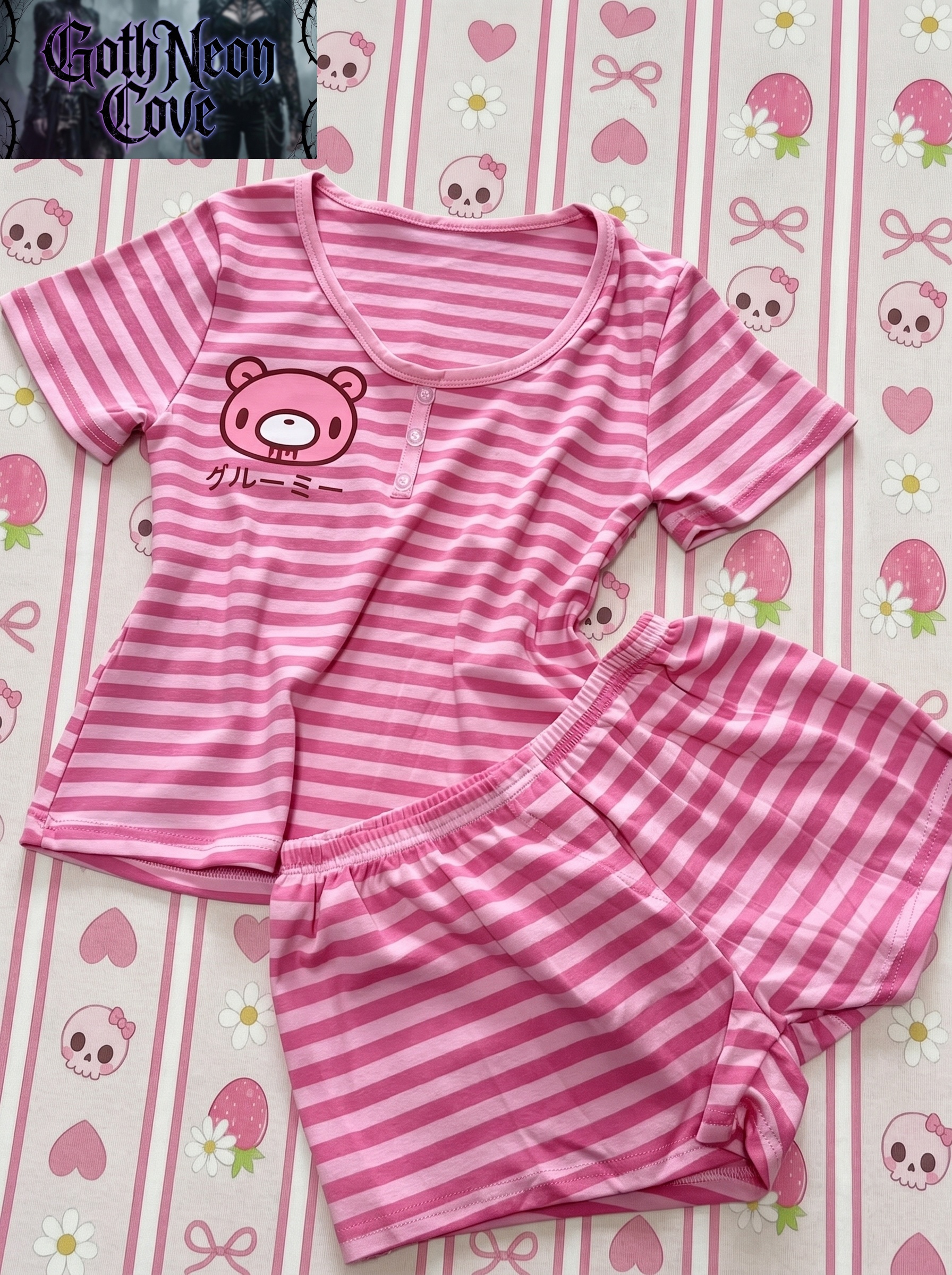 Japanese Sweet Shorts 2 Piece  - Summer Japanese Clothing recensione e prezzo
