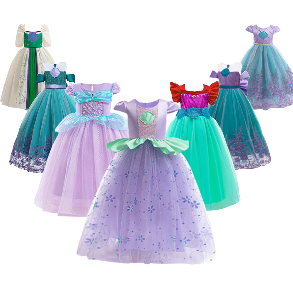 Little Mermaid Ariel Princess  - Summer Clothing For Kids Girls recensione e prezzo