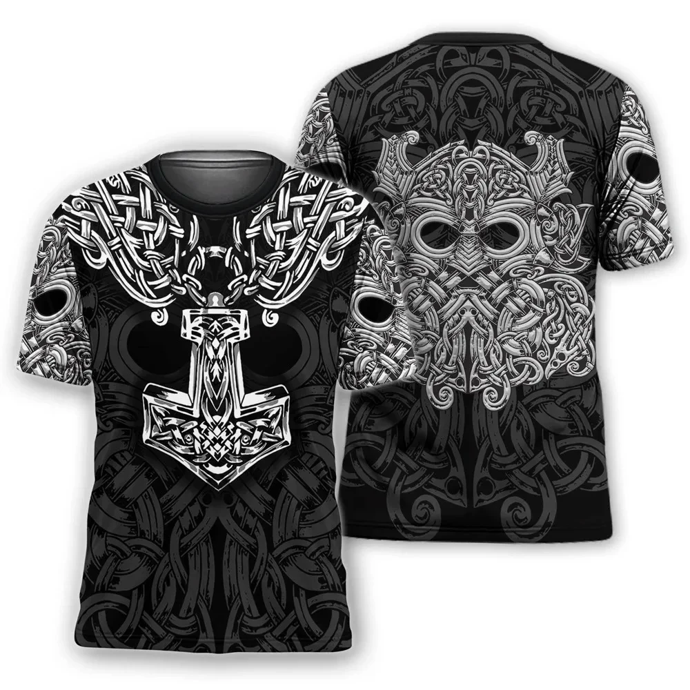 Viking Myth Valhalla Totem T-s - Summer Viking Clothing recensione e prezzo