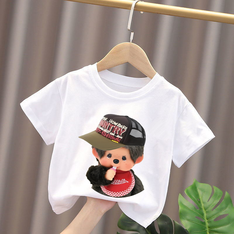 Monchhichi Kids T-shirts Anime - Summer Clothing For Kids Girls recensione e prezzo
