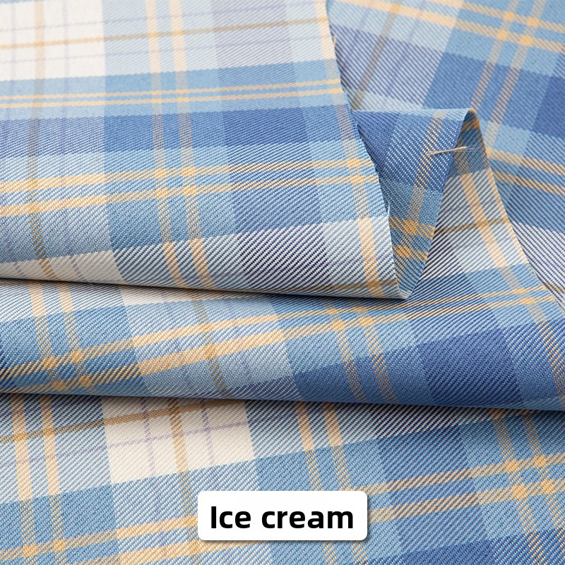 Japanese Plaid Fabric By Meter - Summer Green Clothing recensione e prezzo