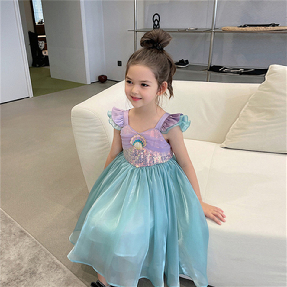 Little Mermaid Ariel Princess  - Summer Clothing For Kids Girls recensione e prezzo
