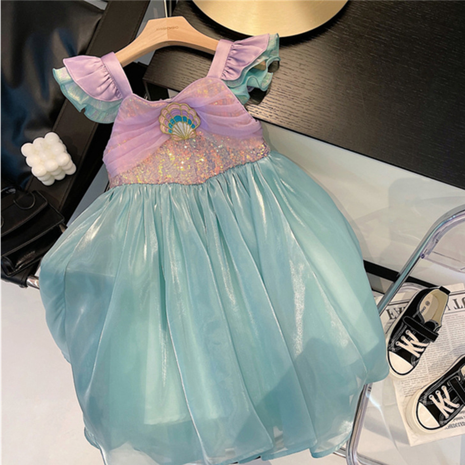 Little Mermaid Ariel Princess  - Summer Clothing For Kids Girls recensione e prezzo