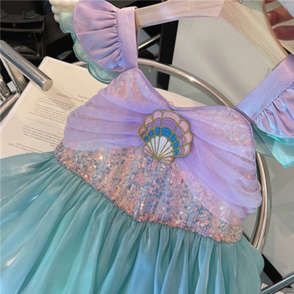 Little Mermaid Ariel Princess  - Summer Clothing For Kids Girls recensione e prezzo