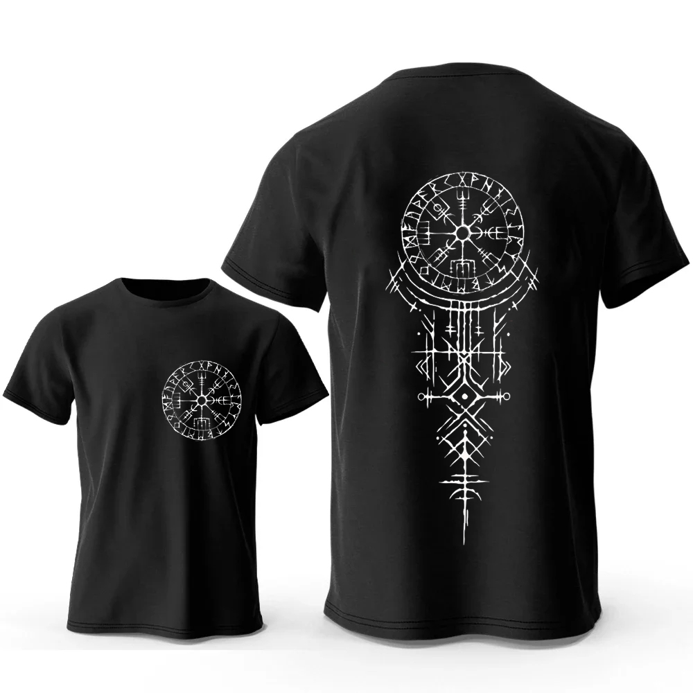 Viking Runic Compass Graphic T - Summer Viking Clothing recensione e prezzo