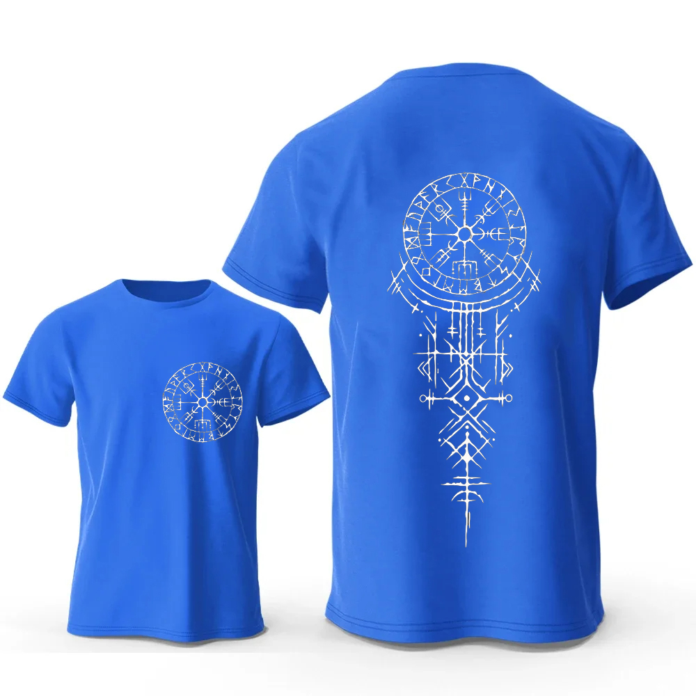 Viking Runic Compass Graphic T - Summer Viking Clothing recensione e prezzo