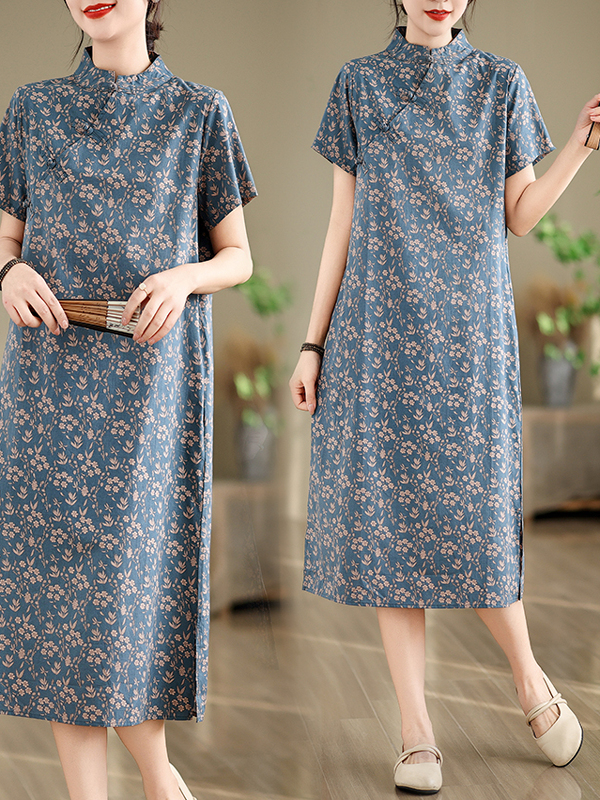 Loose Artistic Summer Print Dr - Summer Line Clothing Brand recensione e prezzo