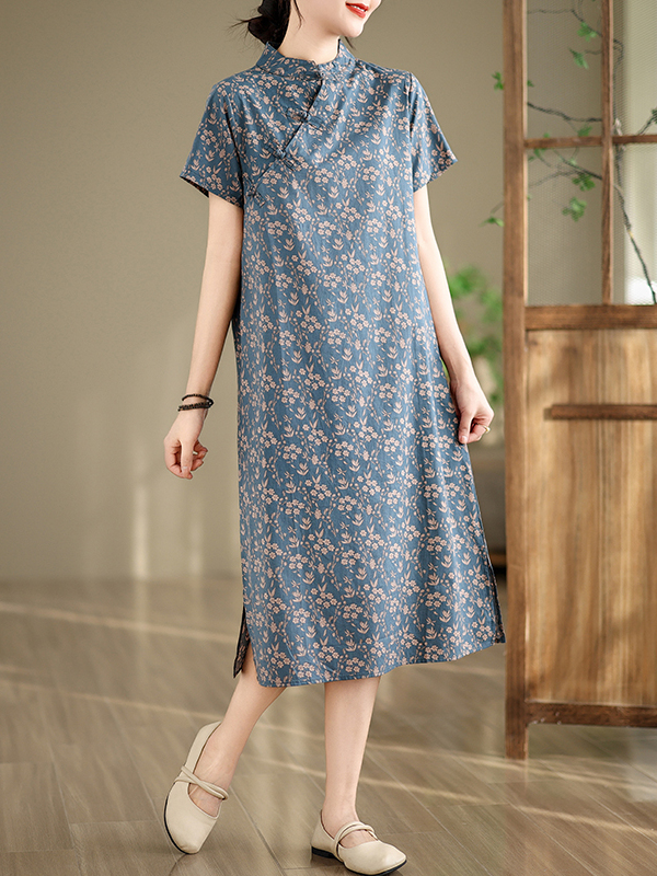 Loose Artistic Summer Print Dr - Summer Line Clothing Brand recensione e prezzo