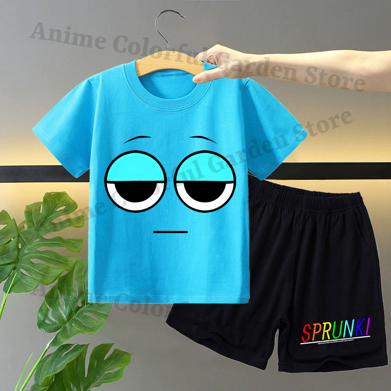 Sprunki 2pcs T-shirt and Short - Summer Clothing For Kids Girls recensione e prezzo