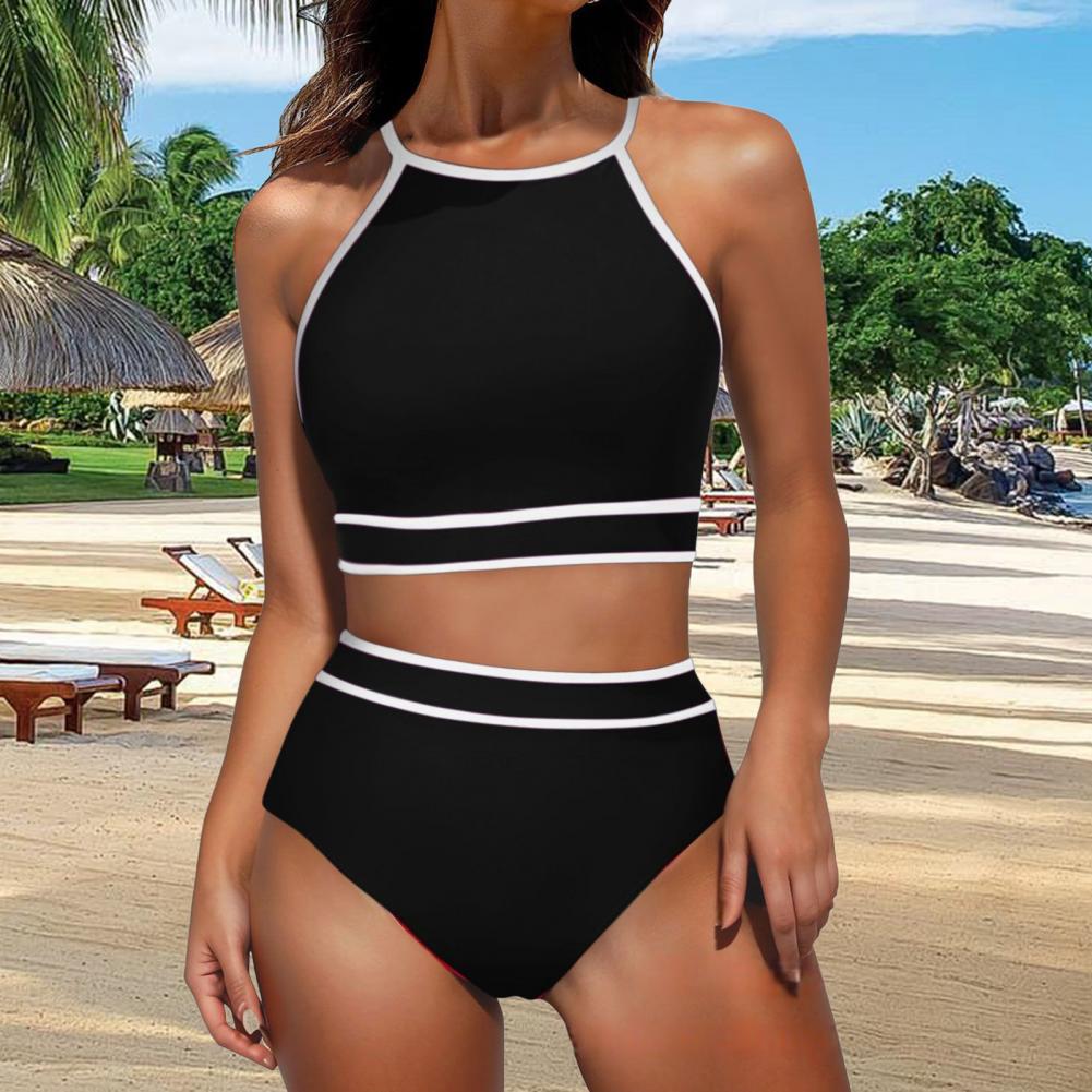 Sporty Color Block Swimsuit 2P - Swim Cover Up Mesh recensione e prezzo