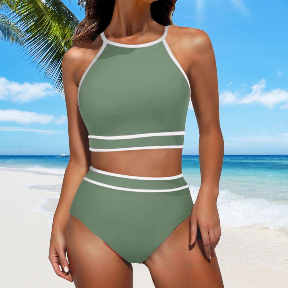 Sporty Color Block Swimsuit 2P - Swim Cover Up Mesh recensione e prezzo