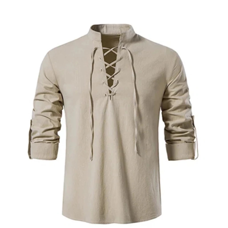 2023 New Men's V-neck shirt T- - Summer Viking Clothing recensione e prezzo