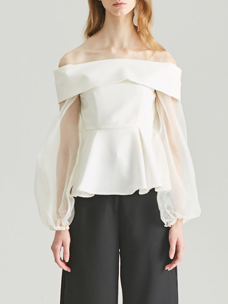 TWOTWINSTYLE Elegant Slash Nec - Summer Clothing In Winter recensione e prezzo
