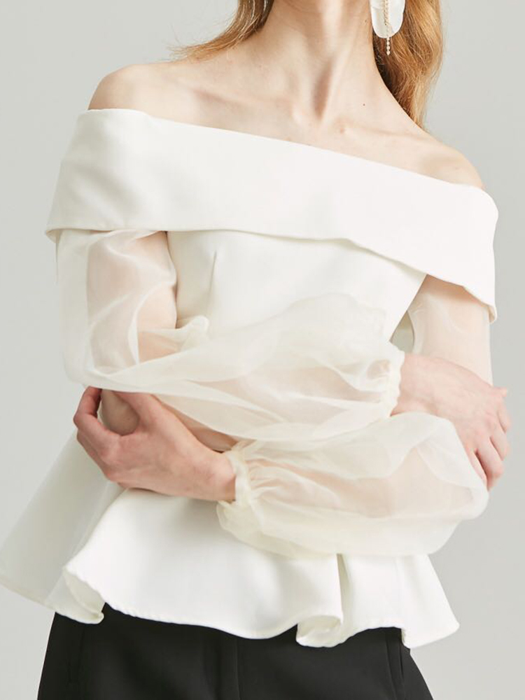 TWOTWINSTYLE Elegant Slash Nec - Summer Clothing In Winter recensione e prezzo