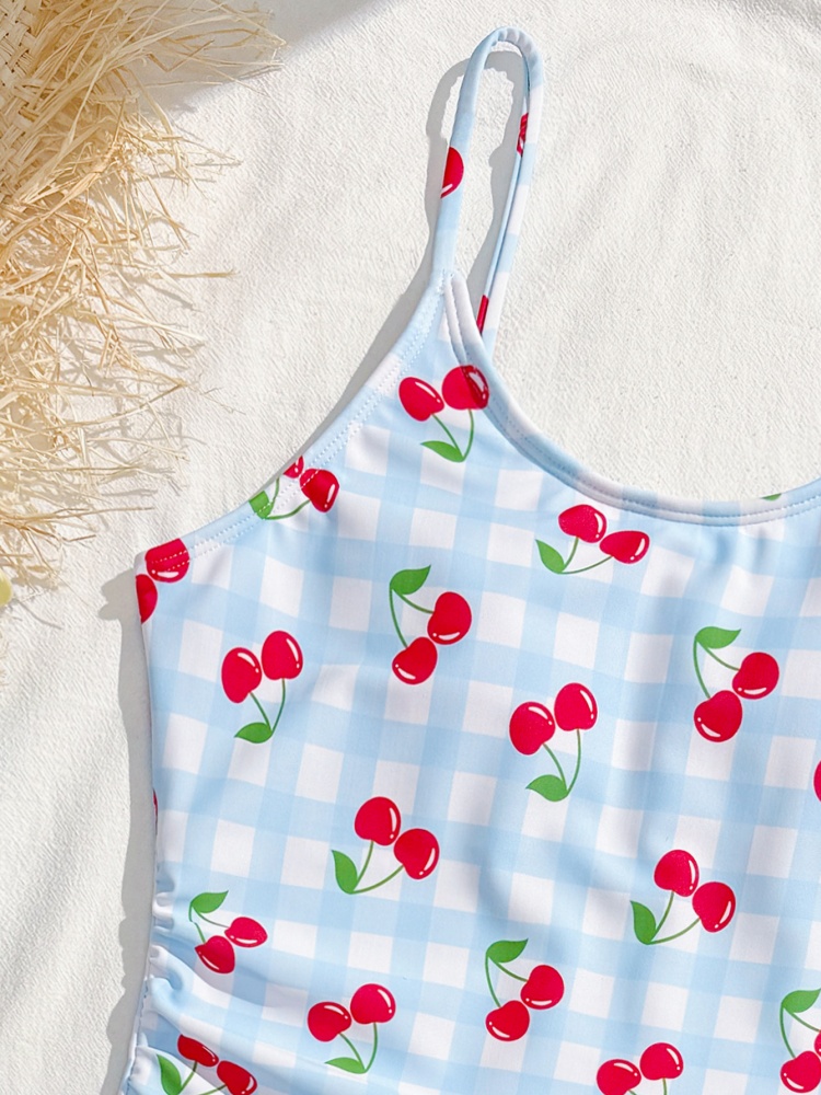 One Piece Girls Kids Swimsuit  - Swim Cover Up Mesh recensione e prezzo