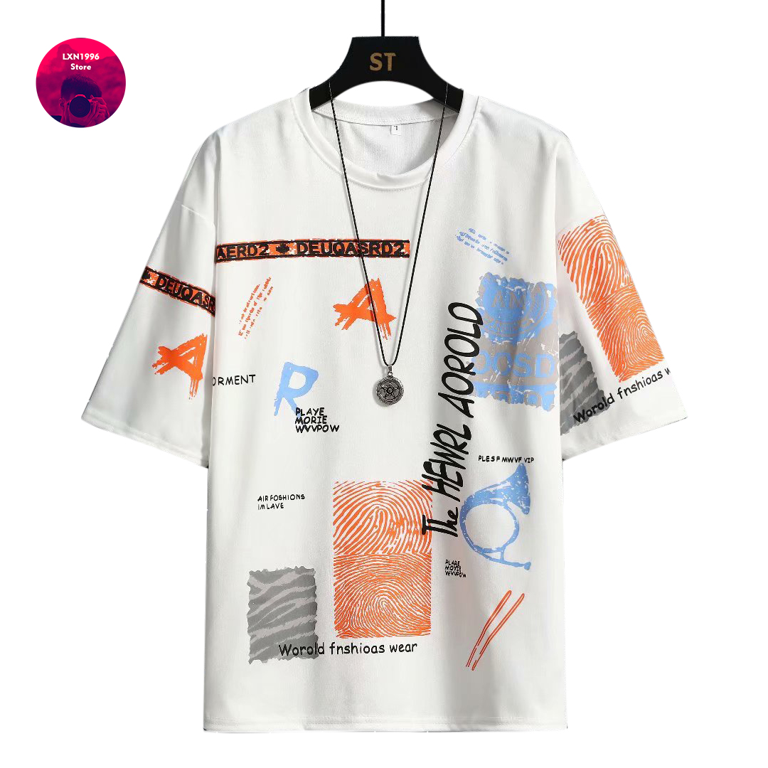Men Harajuku Graphic Black Sum - Vintage Summer Clothing Brand recensione e prezzo