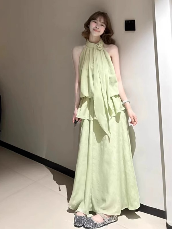 Stunning Unique Green Long Dre - Summer Green Clothing recensione e prezzo