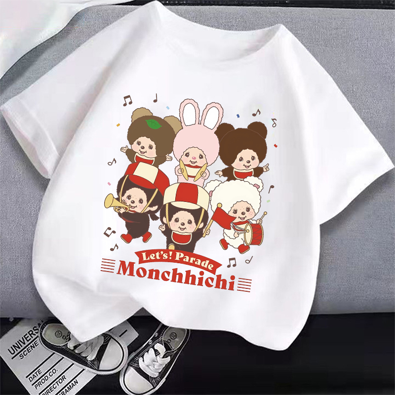 MONCHHICHI Short Sleeve T Shir - Summer Clothing For Kids Girls recensione e prezzo