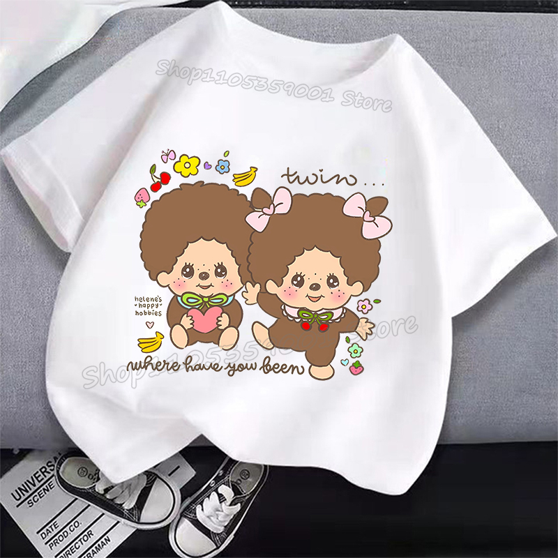 MONCHHICHI Short Sleeve T Shir - Summer Clothing For Kids Girls recensione e prezzo