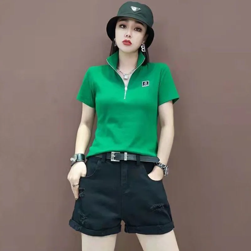 T-shirt Woman Short Sleeve Tee - Summer Green Clothing recensione e prezzo